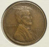 1931-S Lincoln Cent, XF (10857)
