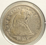 1875-S 20Ct Pc, XF (10874)