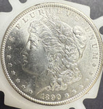 1890-S Morgan Silver Dollar, MS63