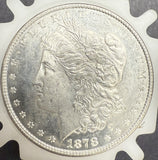 1878 8TF Morgan Silver Dollar, MS63PL