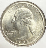 1935-D Washington Quarter, MS60+ (10892)