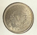1895 Liberty "V" Nickel, MS60+, (10972)