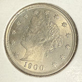 1900 Liberty "V" Nickel, MS60+, (10976)