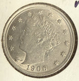1906 Liberty "V" Nickel, MS60+, (10984)