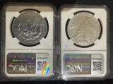 2025 2pc Morgan and Peace Dollar set, MS70 NGC FDOI (11047)