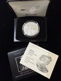 2024-W Burnished Uncirculated Silver Eagle, OGP (11089)
