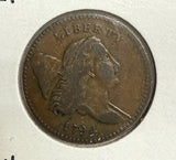 1794 Liberty Cap Half Cent, VF/XF Detail, (11142) Few Obverse Marks, Original Coin.