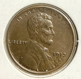 1913-S Lincoln Cent, MS60+ BN (11146)