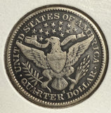 1900-S Barber Quarter XF Details (11164)