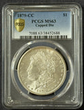 1879-CC "Capped" Morgan Dollar, MS63 PCGS (11186)