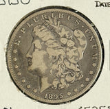 1895-O Morgan Silver Dollar, Circulated. (11225)