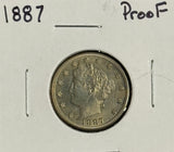 1887 Liberty "V" Nickel, Proof. (11227)