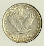 1921 Standing Liberty Quarter, CH AU (11233)