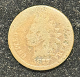 1877 Indian Head Cent, Circulated. (11268)