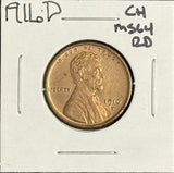 1916-D Lincoln Wheat Cent, MS63+RED. (11291)