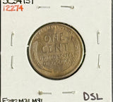 1911-S Lincoln Wheat Cent, MS60+BN. (11293)