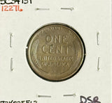 1913-S Lincoln Wheat Cent, MS60+BN. (11295)