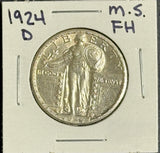1924-D Standing Liberty Quarter MS60+FH (11309)