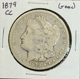 1879-CC Morgan Silver Dollar, Circ, (11337)