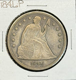 1846 Seated Liberty Silver Dollar, AU, (11339)
