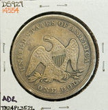 1846 Seated Liberty Silver Dollar, AU, (11339)