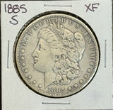 1885-S Morgan Silver Dollar, XF, (11347)