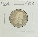 1834 Capped Bust Quarter, Circ. (11367)