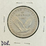 1917-D T-1 Standing Liberty Quarter, XF+ (11371). Great Eye Appeal