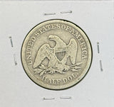 1854 Seated Liberty Half Dollar, Circ. (11440)