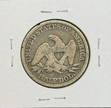 1858-O Seated Liberty Half Dollar, Circ. (11444)