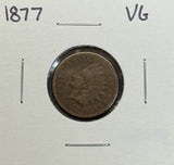 1877 Indian Head Cent, VG. (11462)