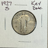 1927-S Standing Liberty Quarter, Circ. (11468)