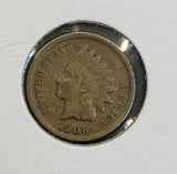 1908-S Indian Head Cent, Fine. (11520)