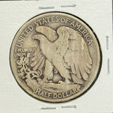 1919-D Walking Liberty Half Dollar, Fine. (11554)