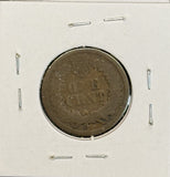 1864-L Indian Head Cent, Circulated. (11570)