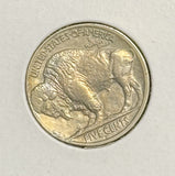 1918-D Buffalo Nickel. AU+  (11598)