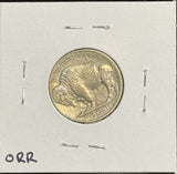 1918-D Buffalo Nickel. AU+  (11598)
