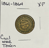 1861-1864 Civil War Token, Type XF (11624)