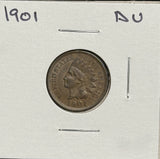 1901 Indian Head Cent, AU. (11628)