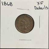 1868 Indian Head Cent, XF Det. (11636)