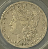 1893-S Morgan Silver Dollar, VF25 ANACS. (11665)