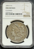 1893-S Morgan Silver Dollar, Fine Details,  NGC. (11672)