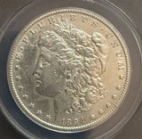 1894-S Morgan Silver Dollar, AU50 Det. ANACS. (11680)