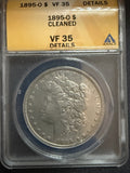 1895-O Morgan Silver Dollar, VF35 Det. ANACS (11691)