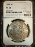 1899 Morgan Silver Dollar, MS62, NGC. (11695)