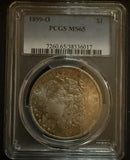 1899-O Morgan Silver Dollar, MS65 PCGS (11702)