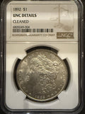 1892 Morgan Silver Dollar, Unc Det. NGC (11735)