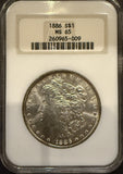 1886 Morgan Silver Dollar, MS65 NGC (11759)
