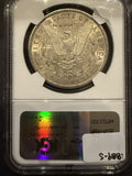 1889-S Morgan Silver Dollar, AU50 NGC (11765)