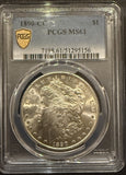 1890-CC Morgan Silver Dollar, MS61 PCGS (11771)